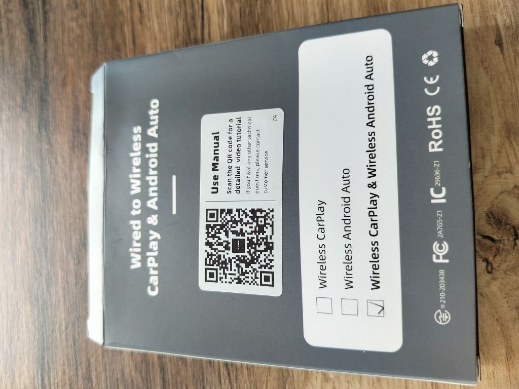 Adapter, wireless carplay & wireless android auto