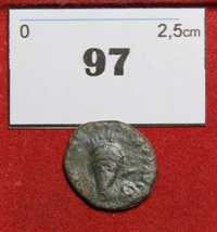 Moeda Romana (97) – THEODOSIUS I (379-395 A.D.) c/ Busto Frontal