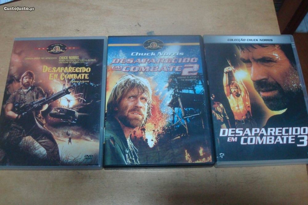 6 dvds originais chuck norris,