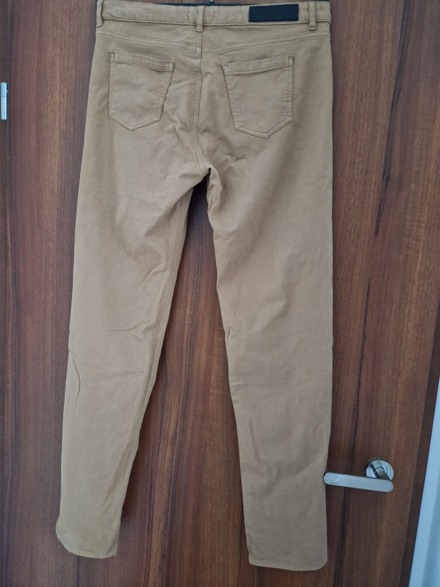 Jasnobrązowe spodnie jeansowe dżinsowe Gerard Darel, r. 170/176