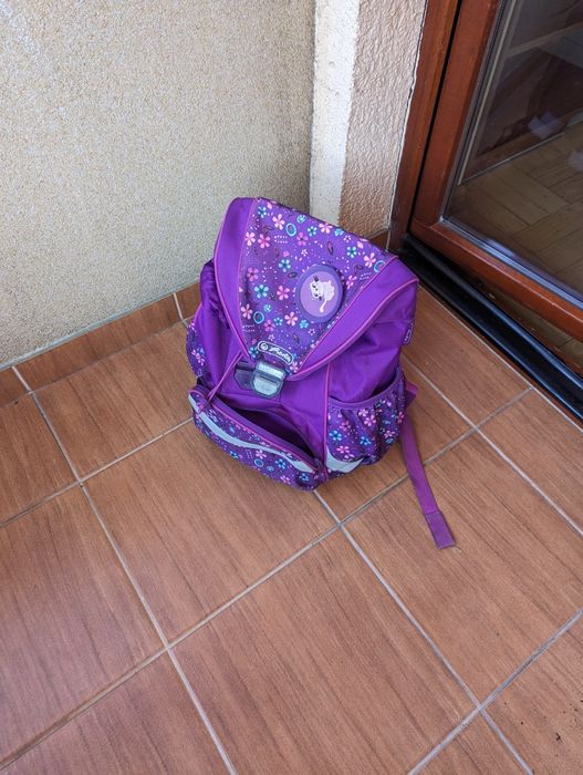 Herlitz, tornister szkolny lekki plecak kot odblaski