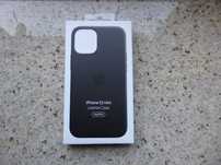 Etui skórzane Apple iPhone 12 mini Leather Case Black MagSafe