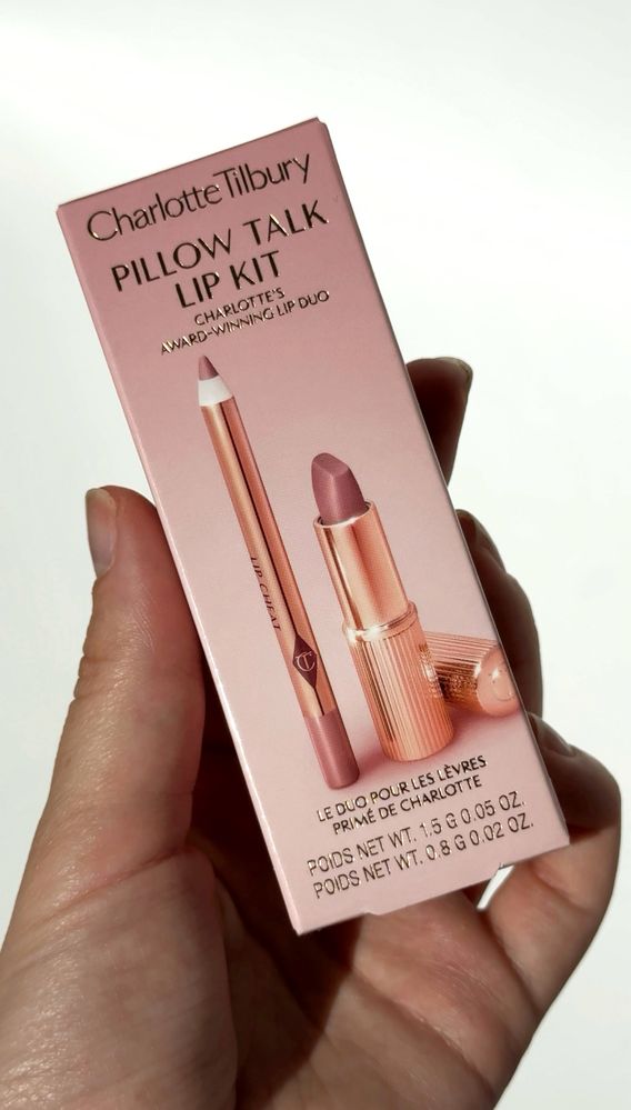 Набір Charlotte Tilbury мініатюр для губ у відтінку Pillow Talk