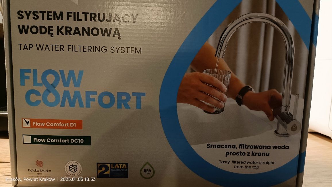 Sprzedam nowy kran systemu filtrującego Dafi
