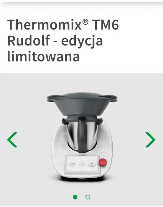 Thermomix Tm6  biały wersja limitowana Rudolf