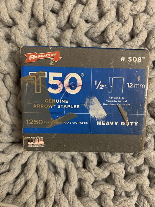 Скоби Arrow T50 Heavy Duty 12 мм (1250 шт) – Оригінал, Made in USA