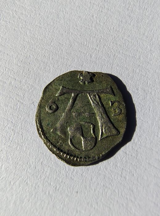 Albrecht Hohenzollern, denar, 1563