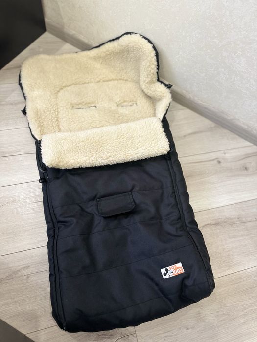 Зимовий коверт на овчині