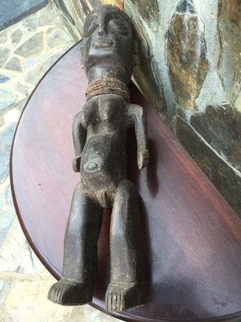 Escultura Tribal yombe Angola antiga 60 cm séc XIX África