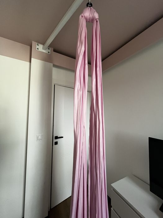 Szarfa akrobatyczna aerial silk różowa
