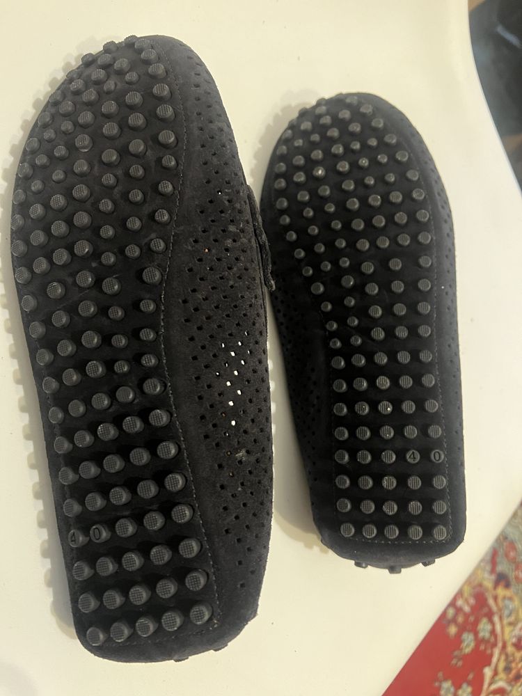 Замшові мокасіни ZARA MAN.