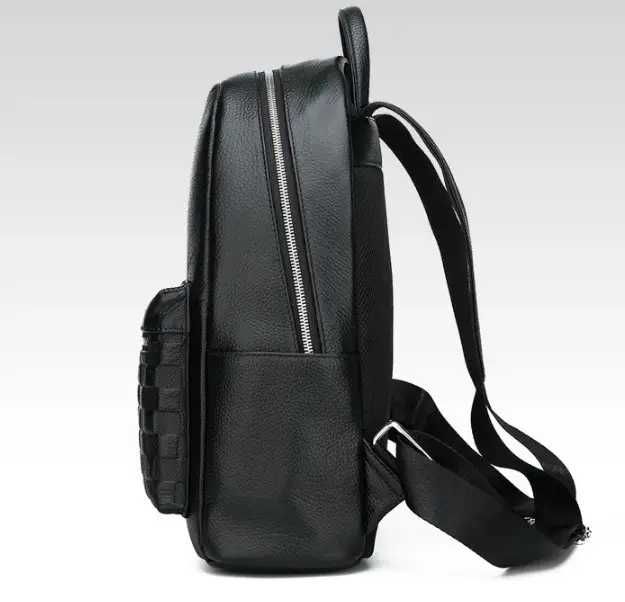 Чоловічий шкіряний мужской рюкзак міський ранець з натуральної шкіри 5