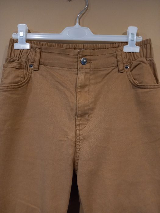 Jasnobrązowe spodnie damskie