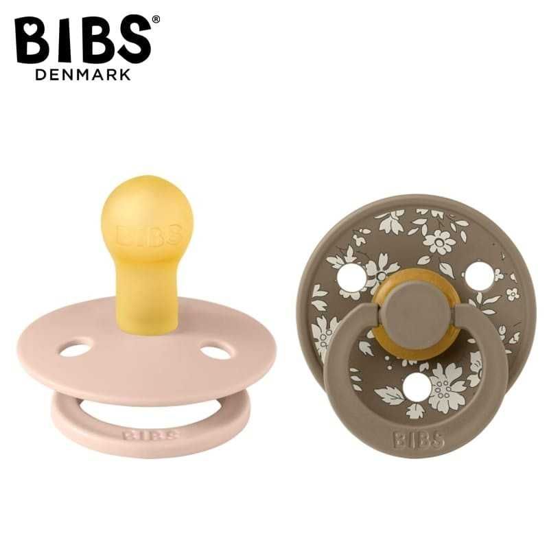 Smoczki kauczukowe BIBS LIBERTY COLOUR Capel Blush 0-6 miesięcy