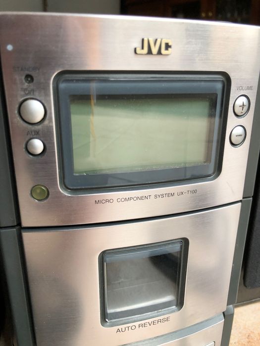 JVC UX-T100 mikro wieża, radio, aux, super głośniki, pilot
