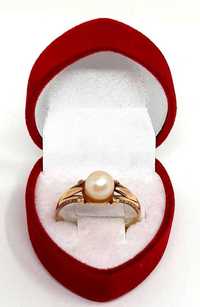 Złoty pierścionek z Perłą PR.585 W:2,84gr R.20 InterSKLEP