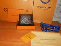 Louis Vuitton portmonetka portfel męski skóra 555-175