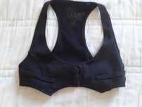 Colete preto da Stradivarius