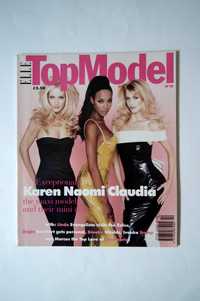 Elle Top Model UK no.10, 1996. Schiffer, Mulder, Campbell Envio grátis