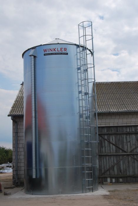 Silos zbożowy płaskodenny/lejowy, bin's , cemęciak