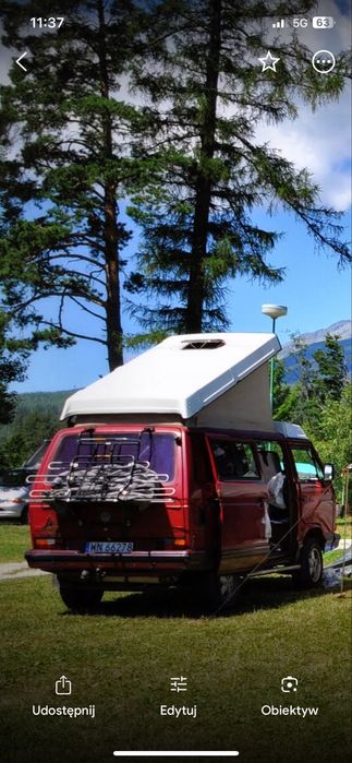 Bagażnik rowerowy VW T3 Paulchen 4 rowery Syncro Westfalia Joker