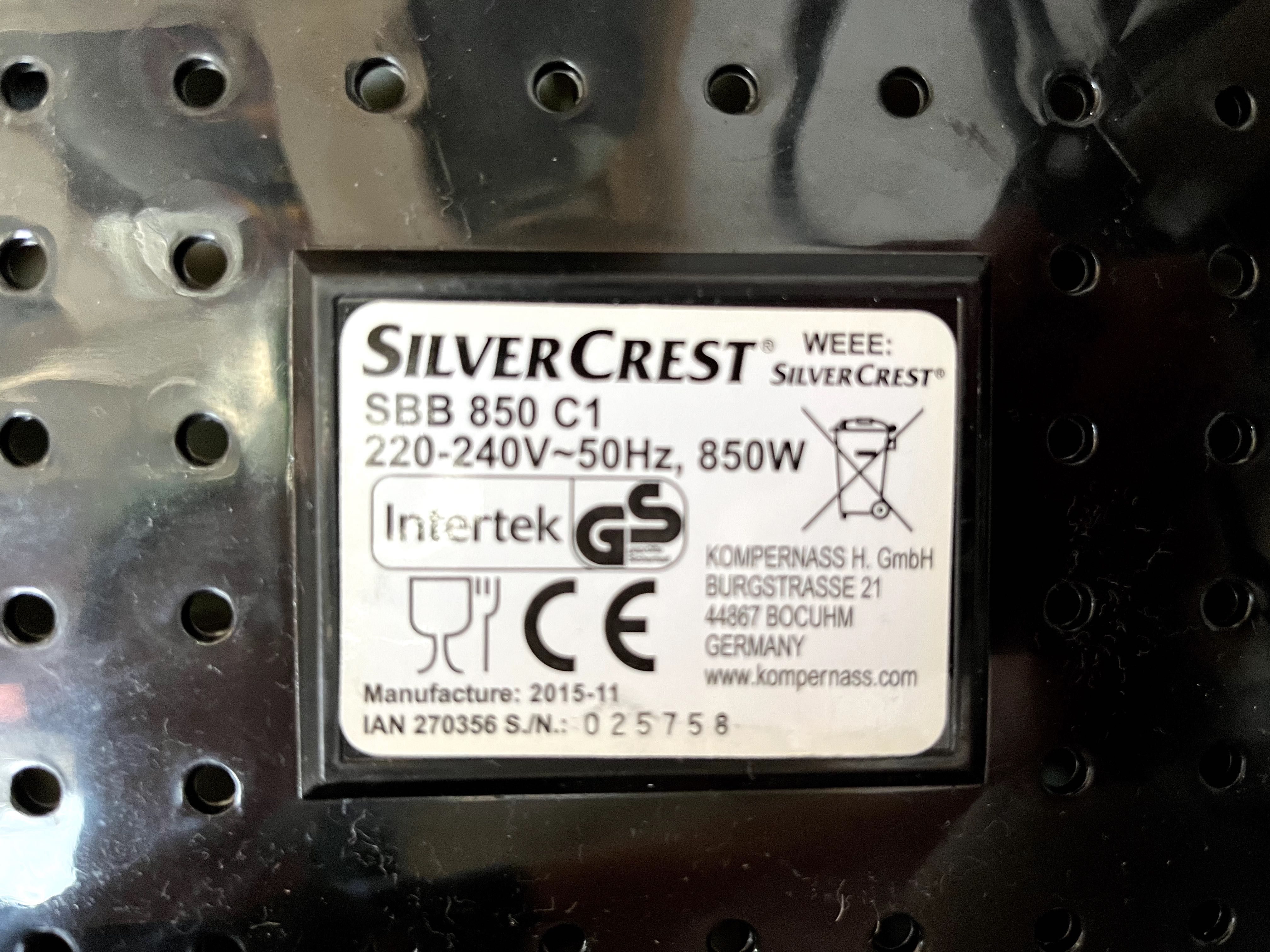 Maszyna do pieczenia chleba Silvercrest PUDEŁKO jak nowa