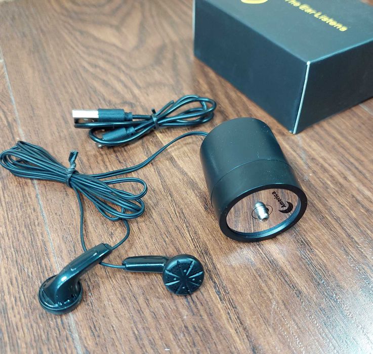 Детектор звука через стены, аудио микрофон чувствительный чтоб слушать