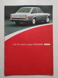 Prospekt Fiat 124 Sport Coupe