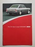 Prospekt Fiat 124 Sport Coupe