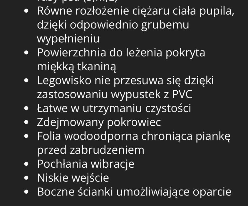 Legowisko ortopedyczne