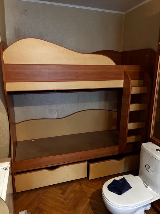 Ліжко двоярусне без матраців