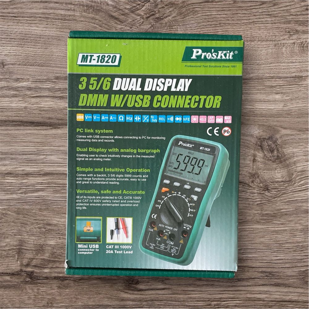 Мультиметр Pro`sKit MT-1820