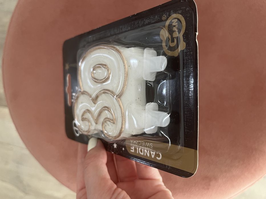 Świeczka na tort 30 urodziny cyfra 30