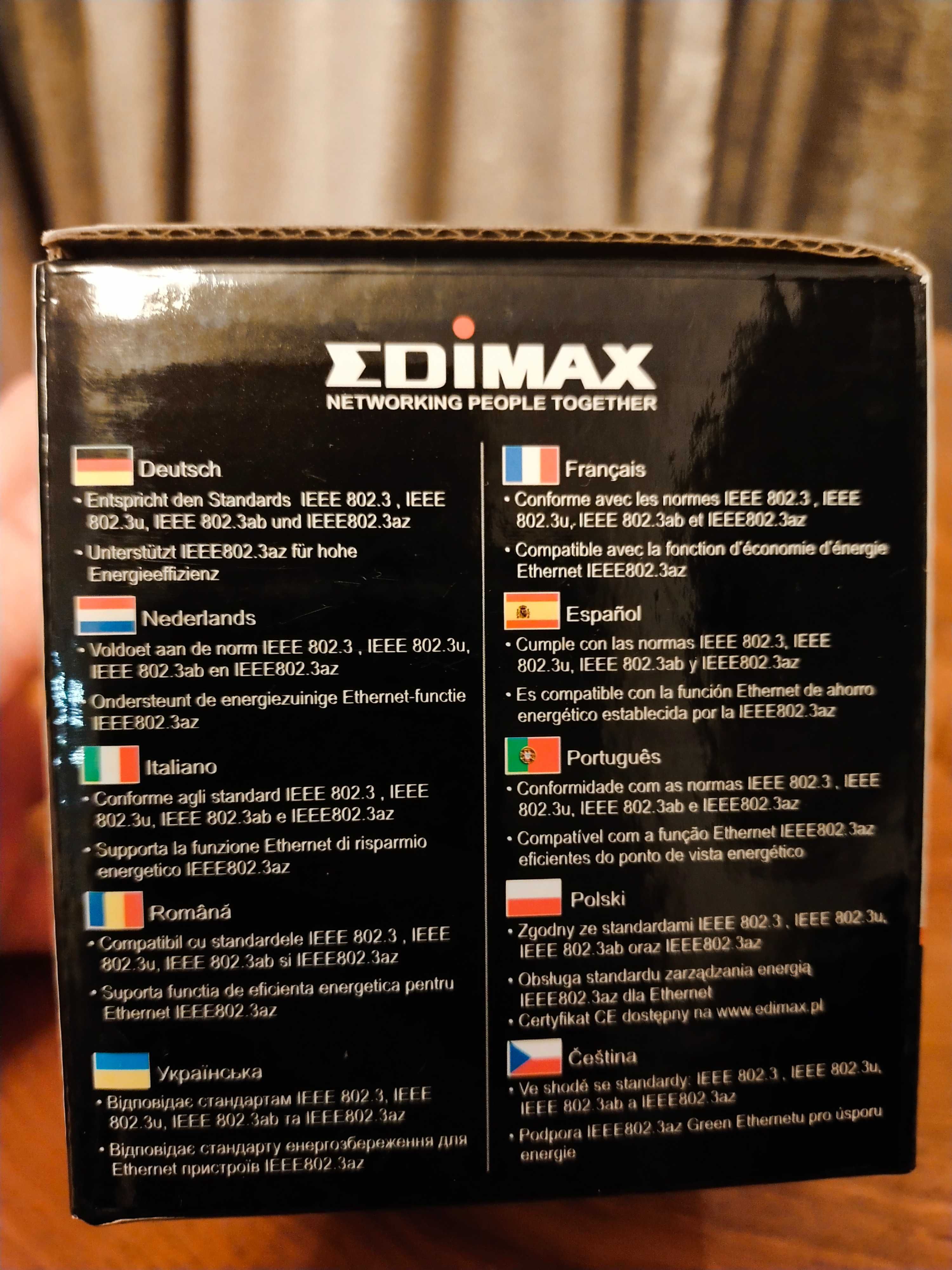 EDIMAX 5 port Gigabit Desktop Switch ES-5500G V3, 5 Portów, 1 GBit/s