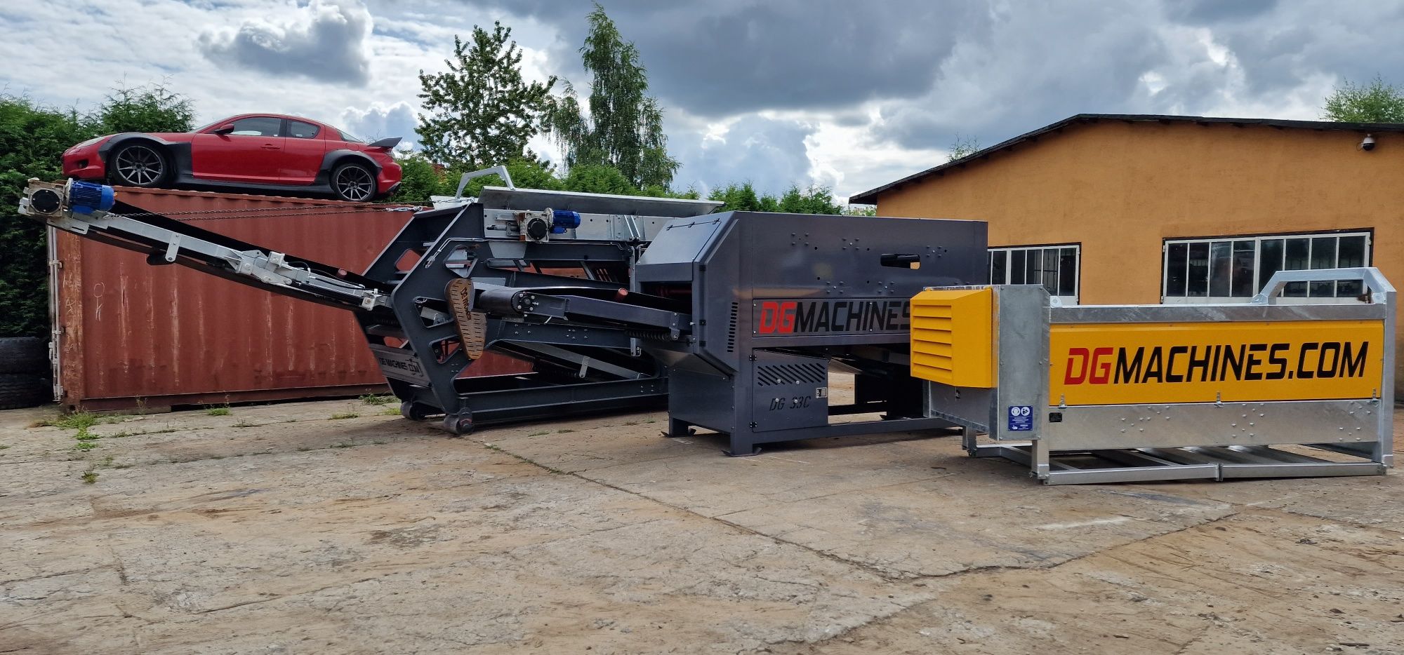 Przesiewacz DG07, DG MACHINES producent przesiewaczy, elektr/spalinowy