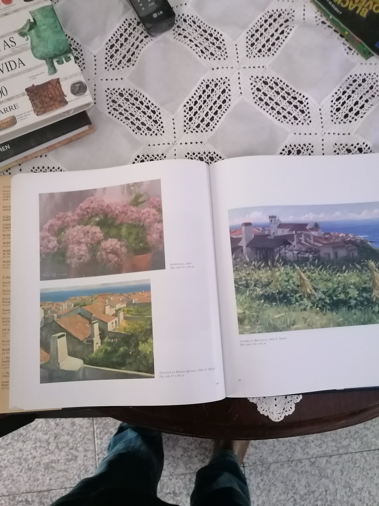 Livro do pintor e lindas gravuras