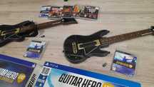 Gra Guitar hero ps4 + 2*gitara + 2*odbiornik, sklep Tychy