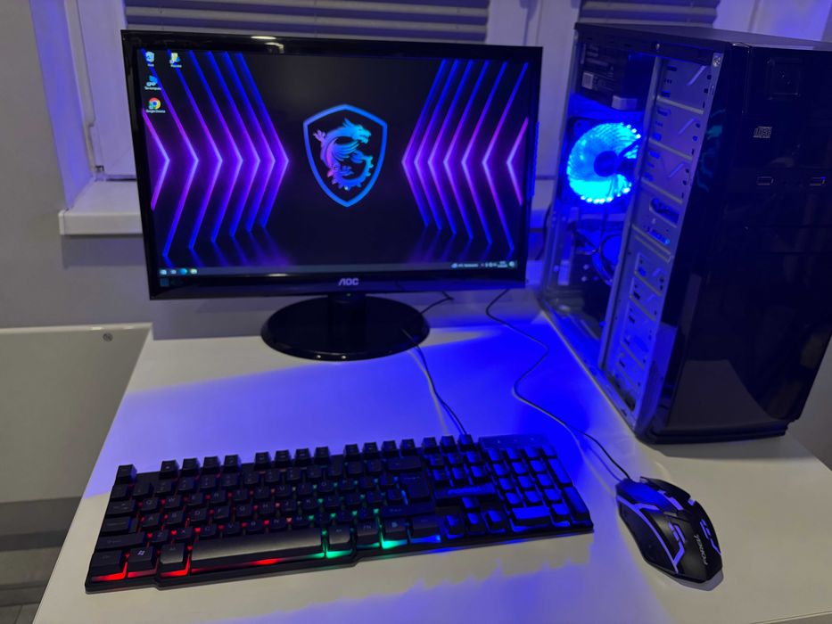 Zestaw Do Gier i5 4x3.4Ghz/GTX-550Ti/Ram-8GB/SSD+500GB/Monitor Asus