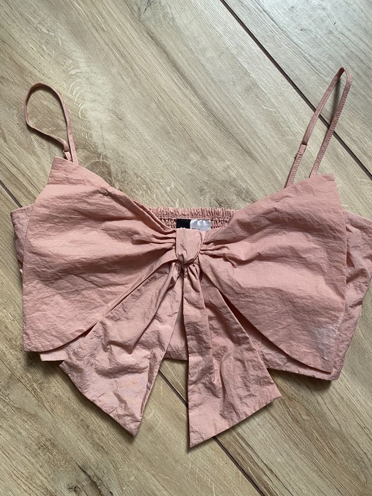 Różowy Crop top S/36