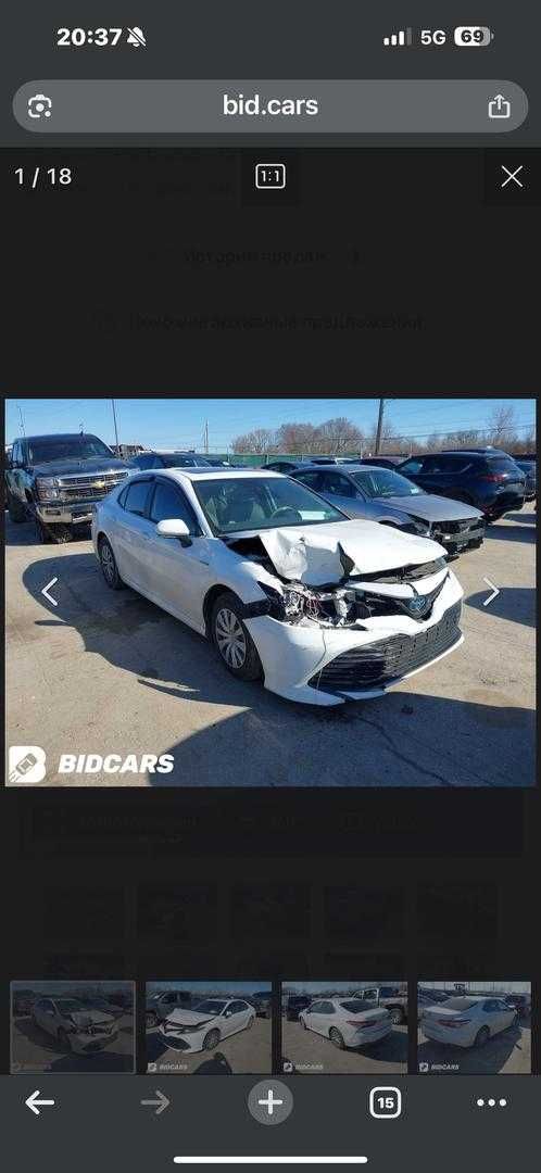 Toyota Camry 2019 2.5 гібрид