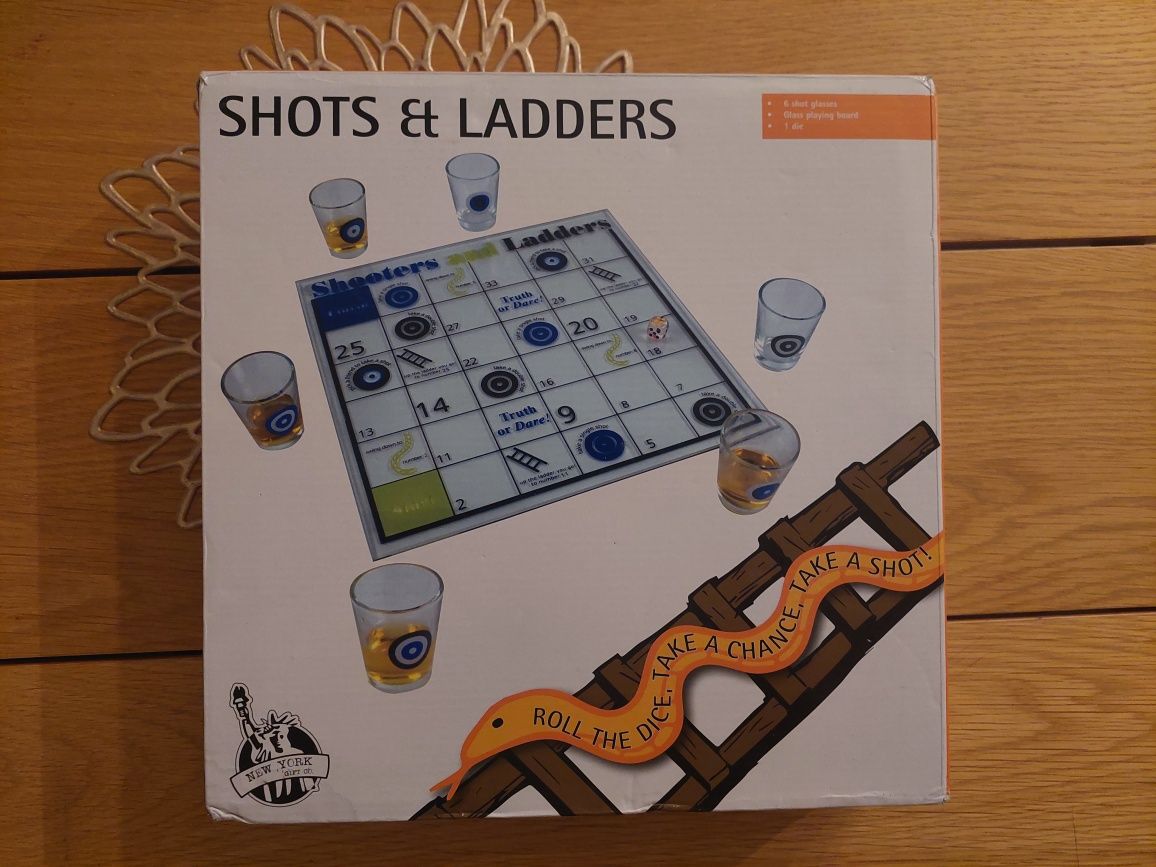 Shots & Ladders, gra planszowa, game, drink game, rozrywka, zabawa