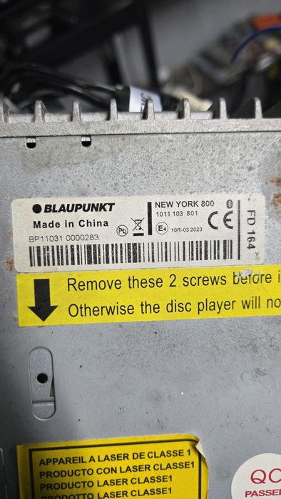 Radio blaupunkt new york 800