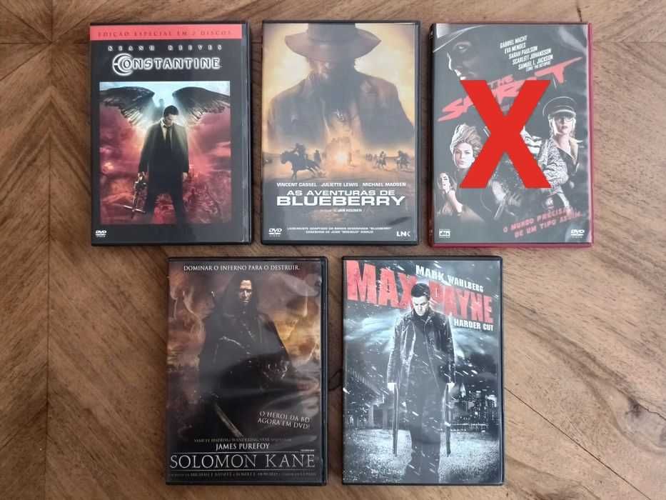 Constantine / Blueberry / Solomon Kane / Max Payne (DVDs)