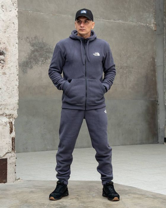 Спортивний костюм The North Face. Штани і зіпка tnf. Полар-фліс тнф