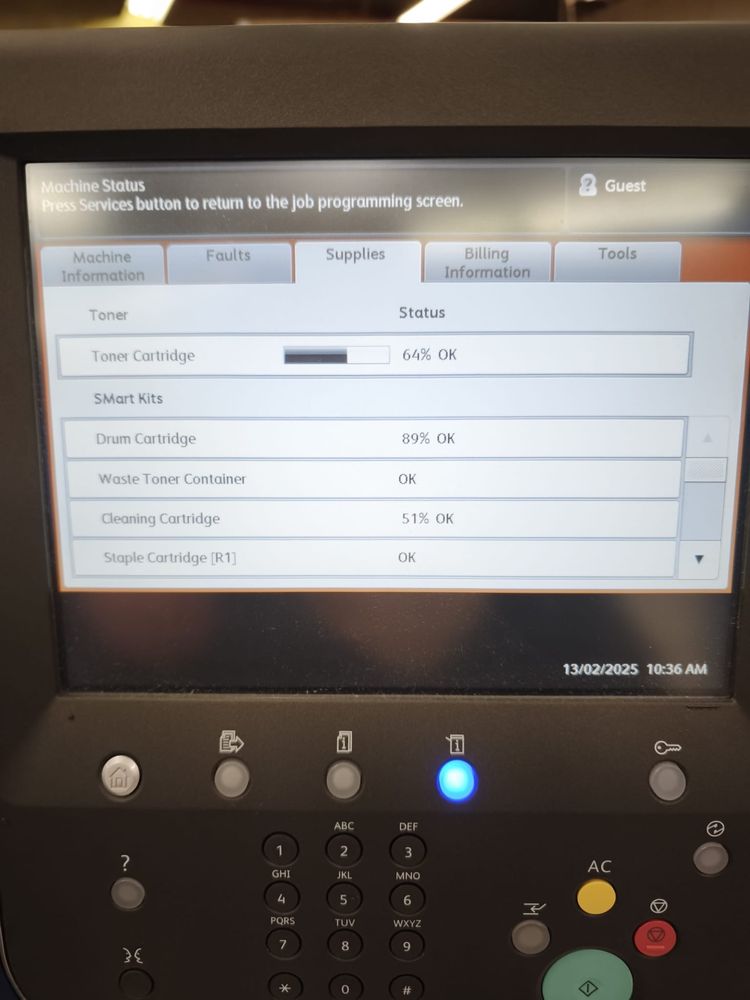 Xerox d 95 d110 d125 d136