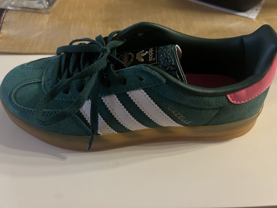 Adidas Gazelle Green Pink