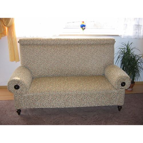 Sofa w stylu art deco, antyk, wypełnione końskim włosiem