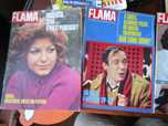 revistas Flama anos 70 raul Solnado Ana Maria Lucas