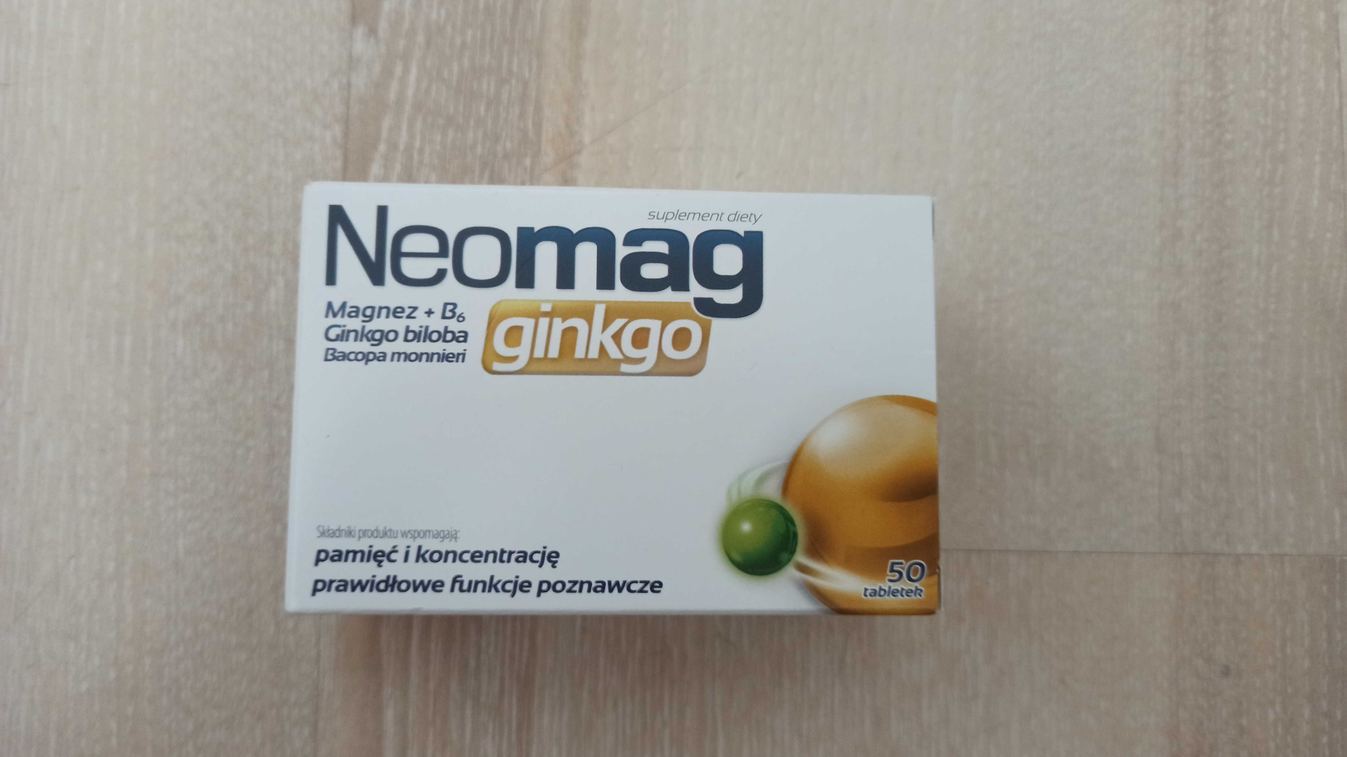 Neomag Ginkgo 50 tabletek