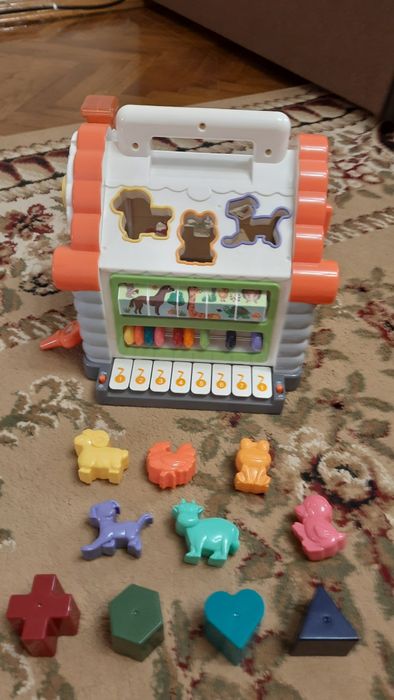 Будиночок-сортер теремок музичний